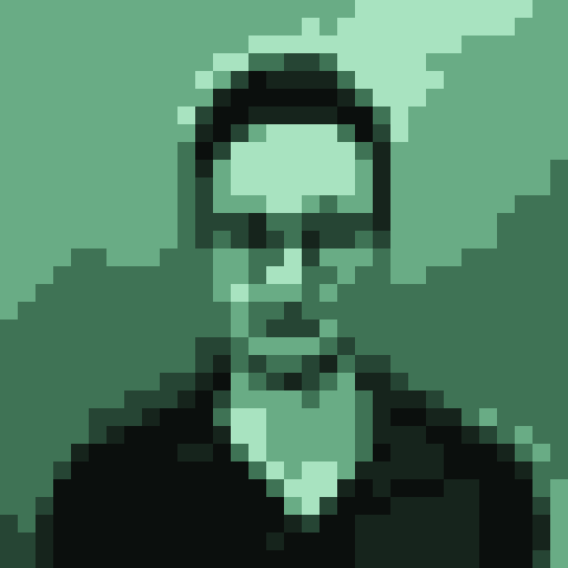 Pixelated portrait of Linas Stankevičius